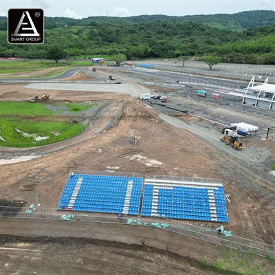 Sab nraum zoov Scaffolding Grandstand Seats Chaw Ua Si Grandstand Rooj rau Cov Txheej Txheem