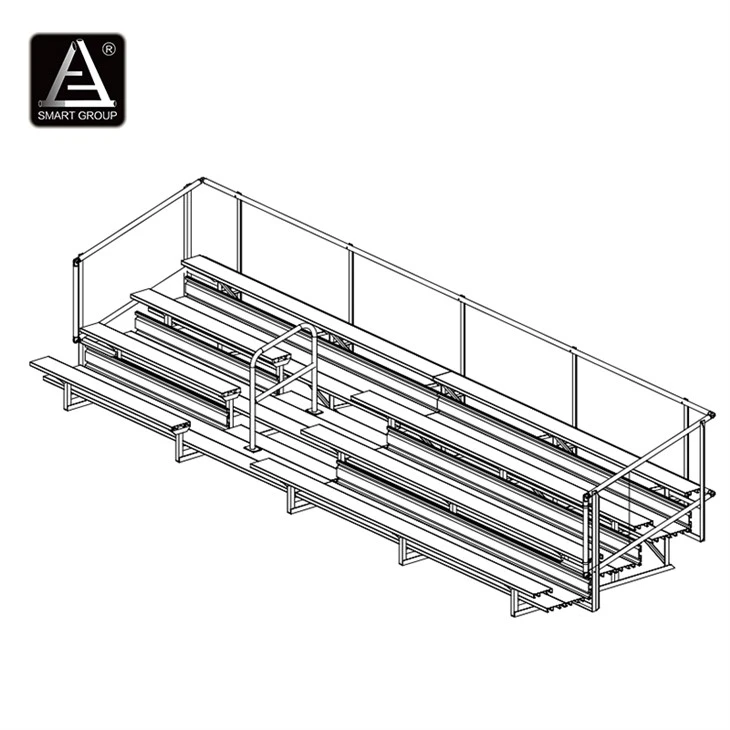 Stadium Outdoor Aluminum Grandstand Bleachers Bench suppliers